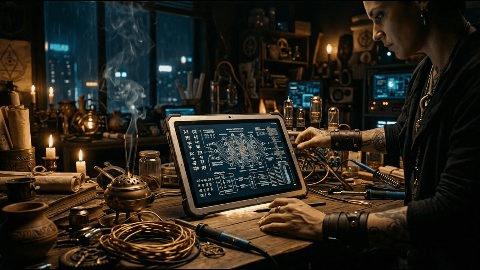The Grimoire as an Operating System: Coding the Unseen